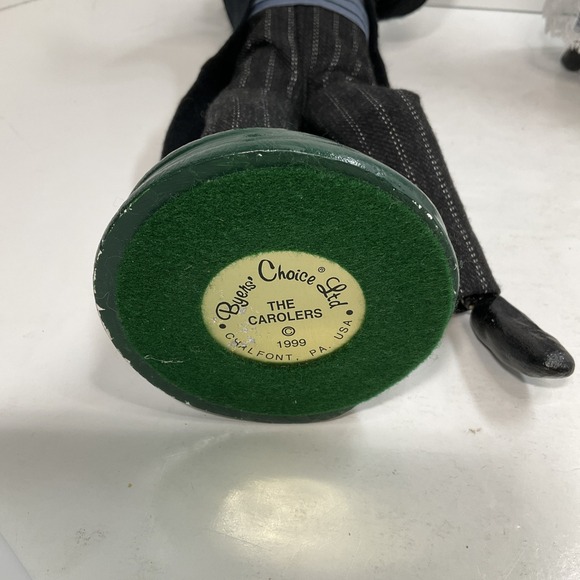 Byers Choice Christmas Carolers 1999 Victorian Dancing Couple - Picture 8 of 9